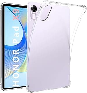 GIOPUEY Case for Honor Pad X9, Soft TPU Back Cover, Thin Cover, Airbag Protection, Case Compatible with Honor Pad X9, Transparent