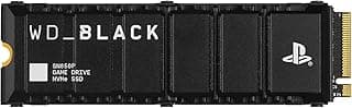 ذاكرة مستديمة M.2 SSD 2TB SN850P من دبليو دي بلاك مرخصة رسميًا لوحدة تحكم بلاي ستيشن 5، حتى 7300 في الثانية، مع مشتت حراري - WDBBYV0020BNC-WRSN