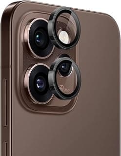 Dl3 Mobilak Camera Lens Protector for OPPO Reno 15 Pro 5G (Reno15 Pro) Accessories, 9H Tempered Glass Metal Individual Ring Camera Cover Screen Protector, Case Friendly, Anti Scratch (Black)