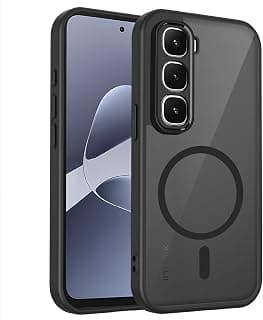 Magnetic case For Infinix Hot 60 5G/ Infinix Hot 60i, Translucent Matte, Military Grade Protection, Shockproof Cover with Camera Protection for Infinix Hot 60 (Magsafe matte)