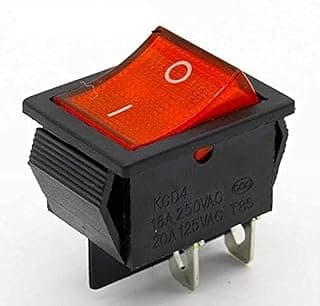 Portal 4 Terminals ON/OFF Light Button Switch 250V 15A AC AMP 125V/20ARED