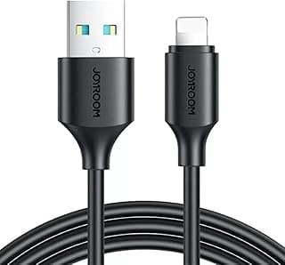 كابل بيانات وشحن سريع A9 طويل الأمد 3A، USB-A to Lightning، 1 متر، هيكل متين، معتمد من MFi، نقل بيانات عالي السرعة، أسود