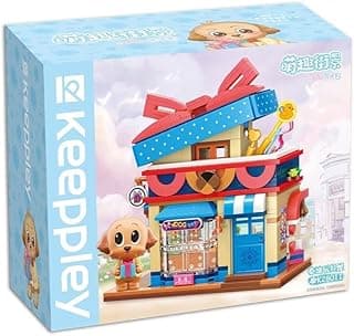 مكعبات بناء Keeppley متجر ألعاب الكلاب Lovely Street Poodle K28011