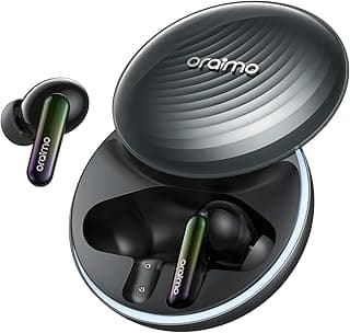 سماعات اذن SpaceBuds Hybrid ANC لاسلكية بالكامل OTW-630، وقت تشغيل 40 ساعة، مدخل شحن Type-C، مقاومة للماء IPX4، رمادي - ضمان 12 شهر