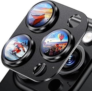 V Volt Camera Lens Protector Compatible with iPhone 14 Pro, Military-Grade Shatterproof, Ultra Thin Anti-Scratch Design, Bubble and Fingerprint Resistant.