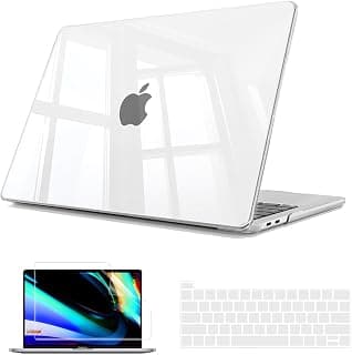 B BELK Compatible with MacBook Pro 16 inch Case 2020 2019 Release A2141, Clear Plastic Laptop Hard Shell Case Cover with Keyboard Cover & Screen Protector for MacBook Pro 16 with Touch Bar & Touch ID