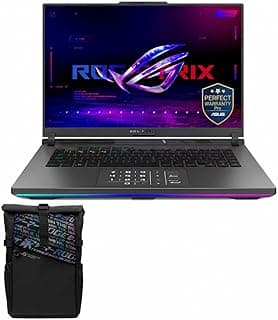 لاب توب روج ستريكس G16 [G614PR-RV161W] من اسوس، معالج ايه ام دي رايزن™ 9 8940HX، رام DDR5 16 جيجابايت، ذاكرة SSD 1 تيرابايت، كارت شاشة ار تي اكس™ 5070 Ti 12GB DDR7، ويندوز 11