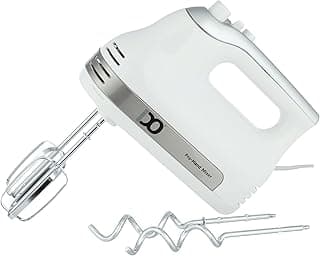 مضرب بيض يدوي من IDO - 500 وات - 5 سرعات - HM500-WH - أبيض - ضمان سنتين