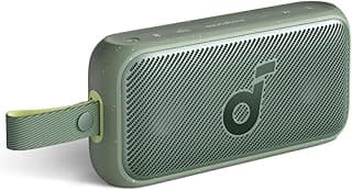 سماعة محمولة Soundcore Motion 300 لاسلكية Hi-Res مع BassUp، بلوتوث بتقنية SmartTune، صوت ستيريو 30W، تشغيل 13 ساعة، مقاومة للماء IPX7 - أخضر - ضمان 18 شهر