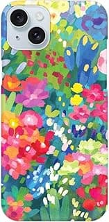 Watercolor Flower Art Silicone Printed mobile case compatible with Iphone 13