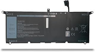 بطارية لاب توب بديلة DXGH8 G8VCF H754V 0H754V من هوبي لديل XPS 13 9370 9380 انسبيرون 7390 7391 2 في 1 5390 5391 7490 لاتيتيود 3301 E3301 فوسترو 5 3 90 5. 391 7.6 فولت 52 واط ساعة