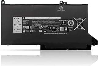 بطارية لابتوب PGFX4 ONFOH 451-BBZL C27RW DJ1JO DJ1J0 بديلة للابتوب ديل Latitude 12 7280 K8X0T KHY0C 7290 E7280 E7290 13 7380 7390 E7380 E7390 14 7 480 E7490 (11.4V 42Wh)