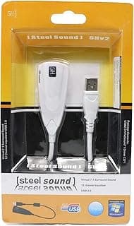 كابل صوت محيطي افتراضي 7.1، معادل صوت 12 قناة USB 2.0، متعدد الاستخدامات، BT0022