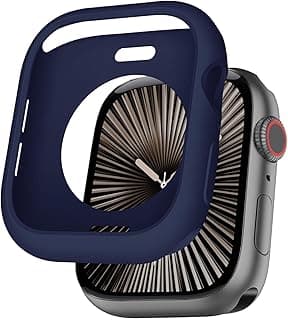 Compatible with Apple Watch Bumper Case 46mm Series 11/10 Soft Flexible TPU Thin Lightweight Protective Cover for iWatch [NO Front Screen Protector]