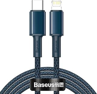 كابل شحن سريع جديد 20 وات Lightning إلى Type-C لهواتف ابل ايفون 13/12/11 برو ماكس/ايباد/ايربودز - طول 2 متر، لايتنينج