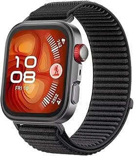 Fekra Sports Nylon Braided Loop Strap for Huawei Fit 4 Pro/Fit 4 | 3 Official Comfortable Bracelet For Huawei Watch Fit3 / Fit4 / Fit4 Pro Strap Bracelet