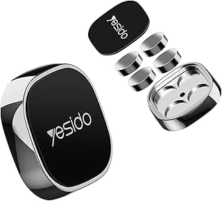 Stick on Dashboard Magnetic Car Mount Compatible with iPhone/Samsung/Galaxy/Google/LG