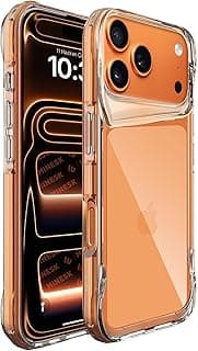 Dl3 Mobilak for iPhone 17 Pro Max Case Transparent, Heavy Duty Durable 3-Layer [Not Yellowing][Military Grade Drop Protection] Shockproof/DropProof Protective Cover - Clear