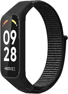 Dl3 Mobilak Nylon Strap for Redmi Smart Band 2 / Xiaomi Smart Band 8 Active, Sports Bracelet and Replacement Strap Soft Breathable for Xiaomi Mi Band 8 Active/Redmi Band 2 for Men Women