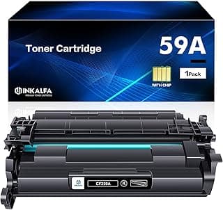 خرطوشة حبر CF259A 59A مع رقاقة من انكالفا لطابعة ليزر جيت برو CF259X 59X M404dn MFP M428fdn M428fdw M404dw M404n M428dw M428f M304a M304n M304dn M428 M404040404 M304 (عبوة واحدة، أسود)