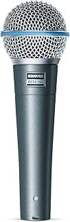 BETA 58A, Vocal Microphone, Professional Voice Recording, Steel Mesh Grille, Great for Live Singing, PC Streaming, Podcasting & Home Studio