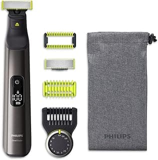 ماكينة حلاقة QP6550/15 OneBlade Pro مع 14 خيار لطول الحلاقة ووقت تشغيل 120 دقيقة (موديل جديد)