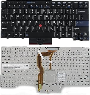 لوحة مفاتيح لاب توب من وي فلاي متوافقة مع لينوفو T410 T410S T410I P/N 45N2036 45N2171 45N2141