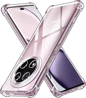 Dl3 Mobilak Case Compatible with Honor X9C / Honor Magic 7 Lite 5G, Cover Silicone Transparent TPU Gorilla Anti-shock Protector Camera Shockproof Corners - Clear