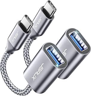 محول USB C الى [عبوتان] كيبل نوع ذكر 3.0 انثى او تي جي ثاندربولت 3 متوافق مع ماك بوك برو من سوكس®