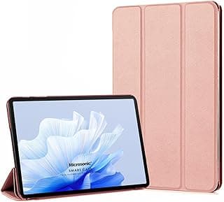 Case for Microsonic Honor Pad X9 Slim Translucent Back Smart Cover Rose Gold [Case Compatible with Honor Pad X9 - Rose Gold]