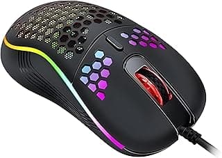 ماوس جيمنج R8 1619A - إضاءة RGB، تصميم مريح - مثالي للاعبين المحترفين