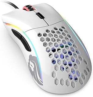 ماوس جيمنج PC Gaming Race Model D - أبيض، لامع