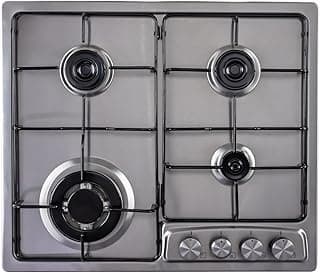 4 gas burners High efficiency burners for low consumption - SABAF Italy Stainless steel surface BH43 AVX