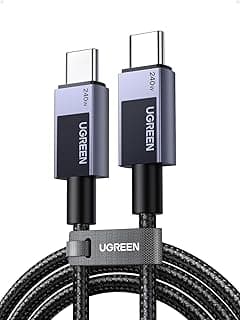 كابل من يوجرين بطول 2 متر نوع USB-C متوافق مع اللابتوب