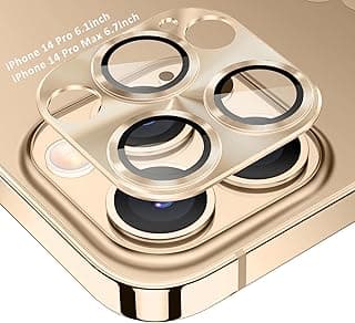 Tensea for iPhone 14 Pro/iPhone 14 Pro Max Camera Lens Protector, Aluminum Alloy Metal Tempered Glass Cover Camera Screen Protector Accessories, Case Friendly for iPhone 14Pro / 14 ProMax 2022
