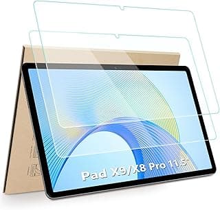 قطعتان شاشة حماية زجاج مقوى متوافقة مع Huawei Honor Pad X9a / Pad X9 / Pad X8 Pro مقاس 11.5 بوصة، سهلة التركيب [مقاومة للخدش]