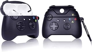 Oqplog for Airpod Pro 2019/Pro 2 Gen 2022 for AirPods Pro Case 3D Cute Fun Cartoon Character Air Pods Pro Cover Design for Men Girls Teen Boys Unique Kawaii Trendy Silicone Cases – Black Controller