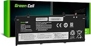 بطارية Green Cell موديل L18C3P71/L18C3P72/L18L3P73/L18M3P73/L18M3P74 للابتوب لينوفو ThinkPad T490 T495 P43s P14s T14 Gen 1 Gen 2 (4350 مللي أمبير، 11.55 فولت، أسود)