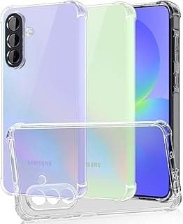 SineOrdo Samsung Galaxy A36 5G Case, Case for Samsung Galaxy A36 5G Phone Case Ultra Thin Drop Resistant Cover Silicone TPU Soft Protective Cover - Transparent