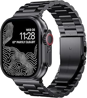 Compatible with Apple Watch Band Replacement Metal Stainless Steel Strap Compatible with Apple Watch Ultra SE Series 9 8 7 6 5 4 3 2 1