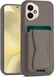 Leather Wallet Case Compatible with Honor 400 5G, Leather Back Cover With TPU Frame, Shockproof Protective Phone Case with Card Holder Stand (Titanium)