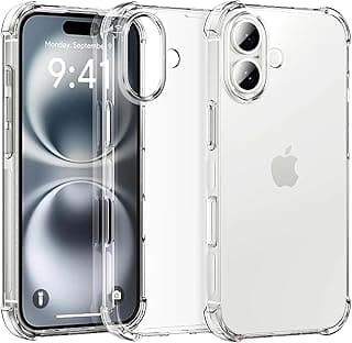 Basic Transparent Case for iPhone 17 Series Clear,[Drop-Protection] [Non-Slip] Shockproof Bumper Phone Cover,Slim Thin silicone Case (Iphone 17 Air)
