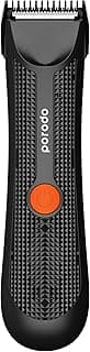 Sensitive Area Hair Trimmer, IPX5 Waterproof, Washable, Non-Slip Handle, Public Hair Trimmer for Men and Women, Design Close & Comfortable Shave, 80min Cordless, Electric Beard Trimmer & Shaver