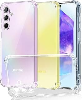 Cover Compatible With Samsung Galaxy A55 5G, Ultra Slim Silicone TPU Case - Transparent