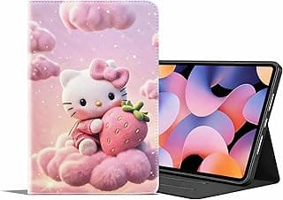 جراب لجهاز شاومي Redmi Pad 2 2025 مقاس 11 بوصة، جلد صناعي نحيف مع مسند قابل للتعديل، تصميم ثلاثي الأبعاد ممتص للصدمات