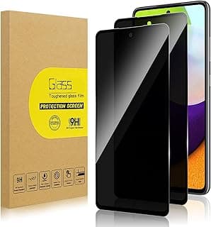 Pack of 2 Privacy Screen Full Screen for Samsung Galaxy A52/A52S, Anti-Spy Tempered Glass Screen Protector, Scratch Free, Does Not Influence on the Case
