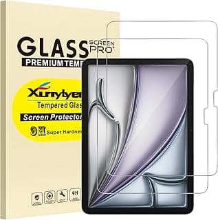 2-Pack, Screen Protector for iPad Air 11 inch M3/ M2 (Release 2025/2024) Bubble Free Tempered Glass Film