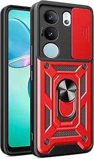 Case Compatible with Vivo V29e CamShield Armor Shockproof Protective Case with Slide Camera Protector TPU + PC