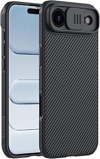 جراب نيلكين لايفون 17 Air مع حماية للكاميرا، CamShield Pro نحيف ومضاد للصدمات، متوافق مع ايفون 17 Air 5G 2025 - اسود