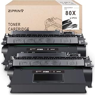 طقم 2 عبوة حبر أسود بديلة لـ HP CF280X، متوافق مع سلسلة HP LaserJet Pro 400 M401 و MFP M425، سعة 6900 صفحة للعبوة